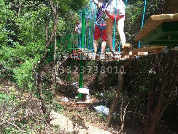 景區(qū)修建叢林穿越設(shè)備的步驟